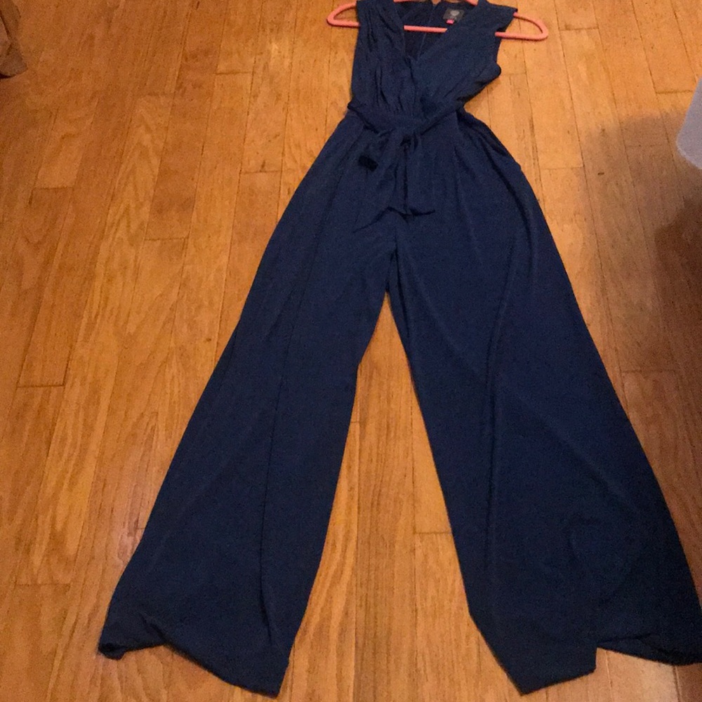Vince Camuto faux wrap jumpsuit
